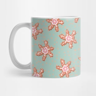 Paper Cut Out Snowflakes Pattern Mug